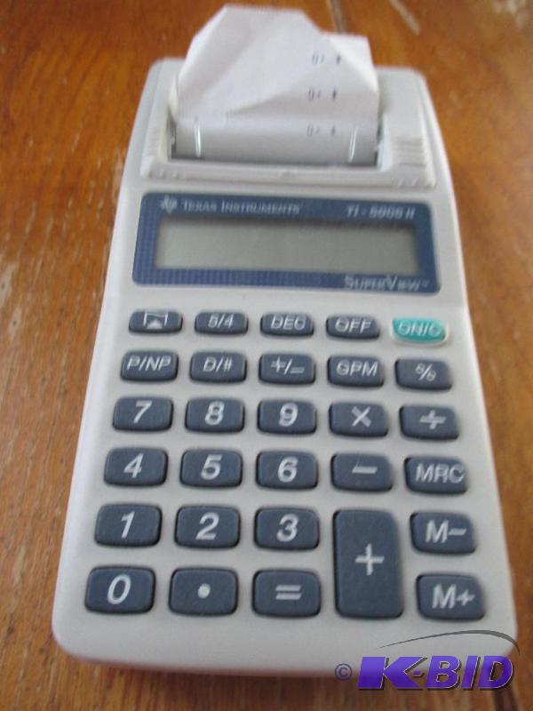 lot 51 image: calculator with printing...