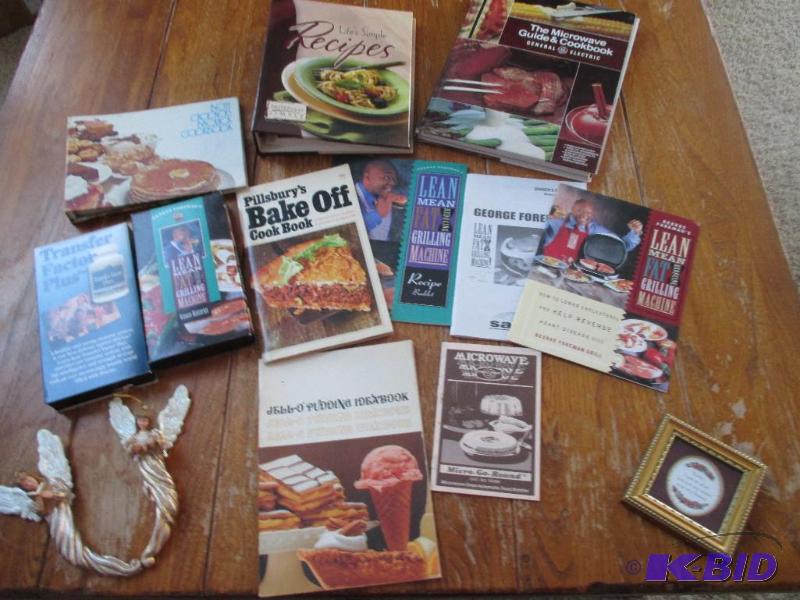 lot 55 image: mixed lot of cook books- tastefully simple bi...