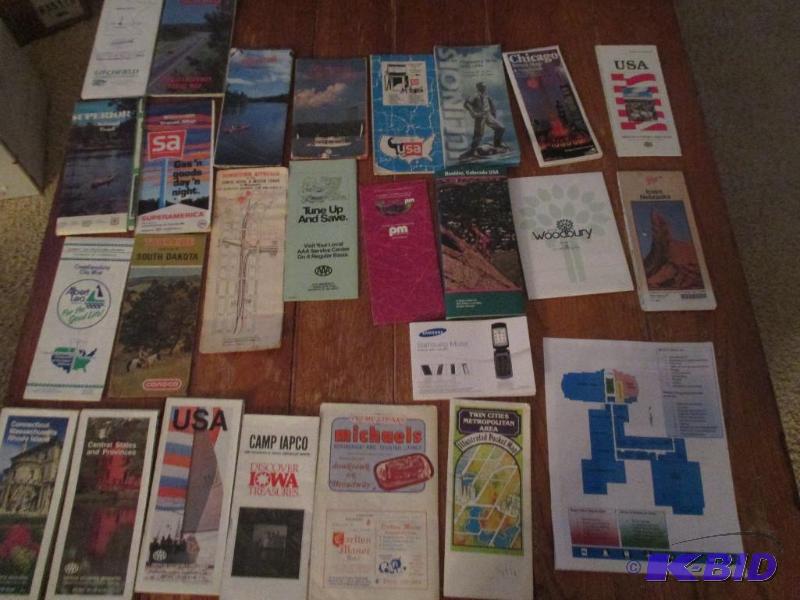lot 61 image: Huge lot of maps...