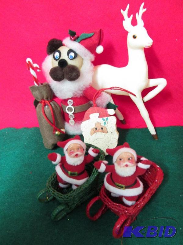Vintage, Antique, Collectible Santas and Deer 