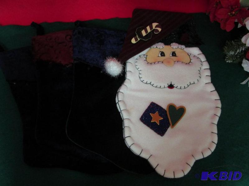 3 Traditional Stockings and 1 Unique