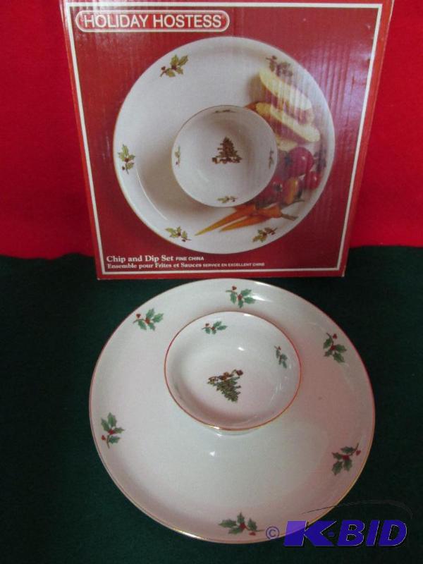 Holiday Hostess Plate and Bowl
