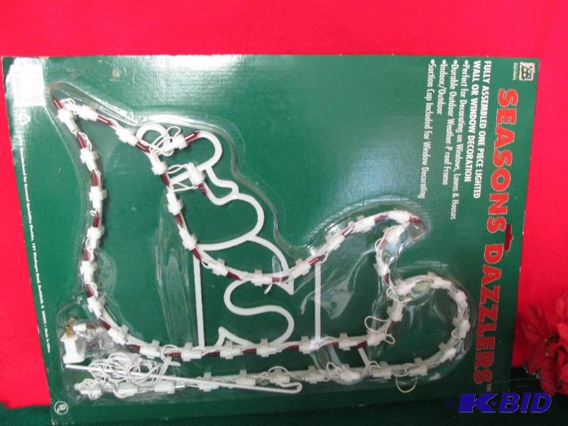 Santa In his Sleigh - Lights