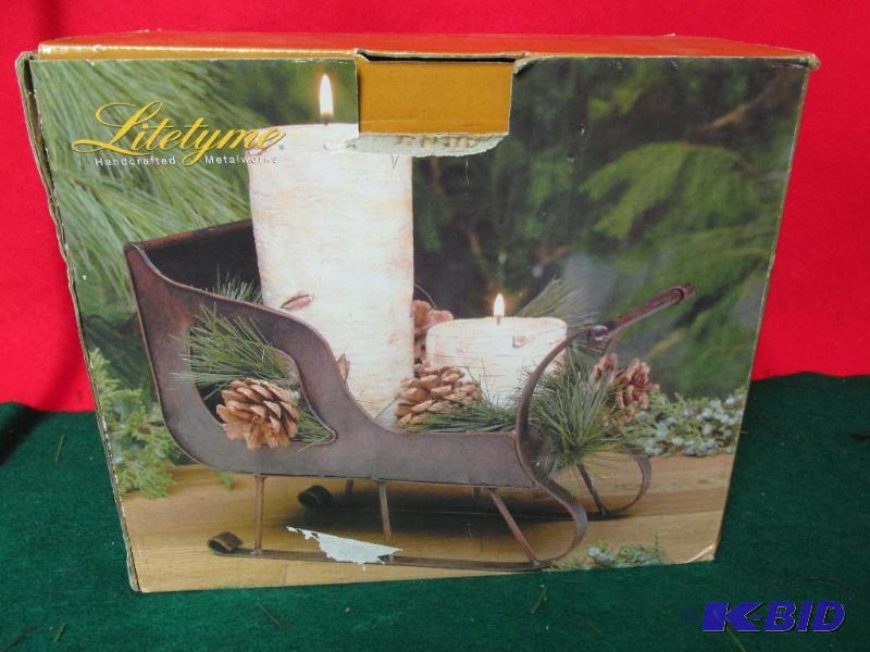 Litetyme Sleigh - Candle Holder