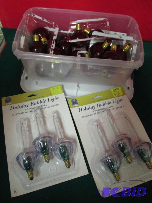 Lot of Decorative Bulbs