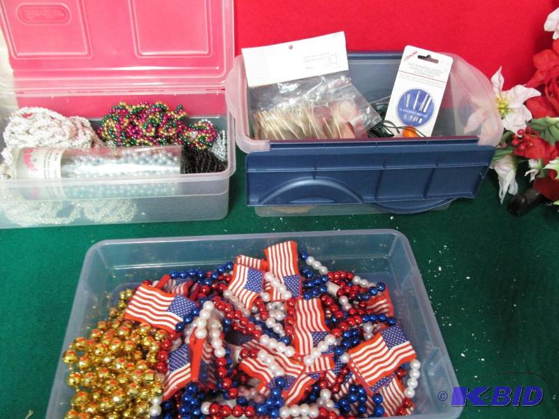 Large Group of Craft Items - 3 bins