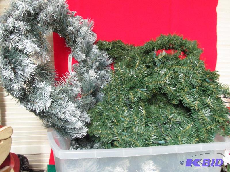 A Swag and a Group of Wreaths
