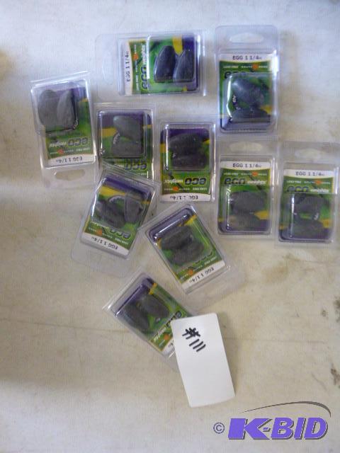 lot 111 image: Ten Packs of 2 ECO Weights Lead free - 1 14 ...