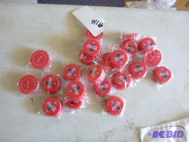 lot 116 image: 22 Coca-Cola Pencil Sharpeners...
