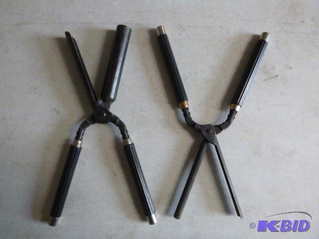 lot 134 image: Two Old Fashioned Curling Irons...