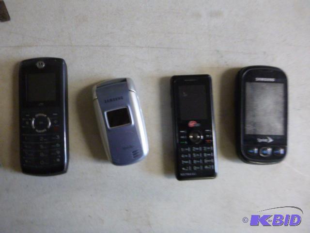 lot 144 image: Four Miscellaneous Cell Phones Boostmobile, S...