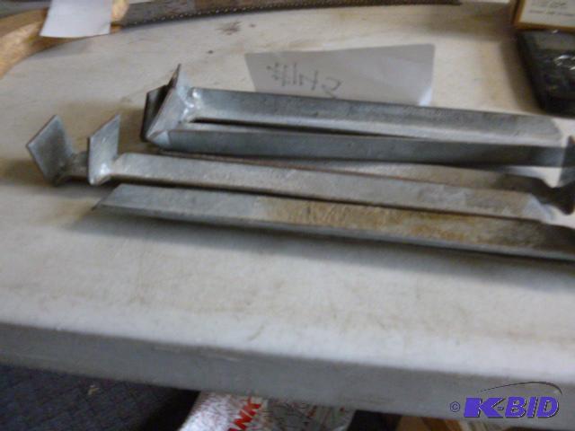 lot 145 image: Nine Metal Tent Stakes...