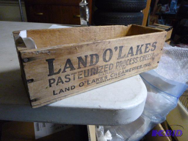 lot 157 image: Land OLakes&nbspCheese Crate...
