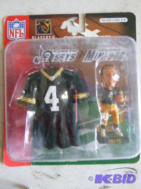 lot 166 image: NFL Brett Favre Combo Pack Magnetic...