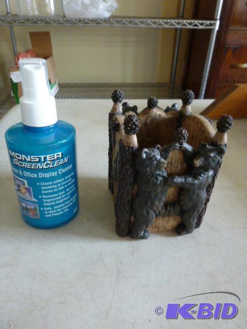 lot 176 image: Bear Soap Dispenser Holder...