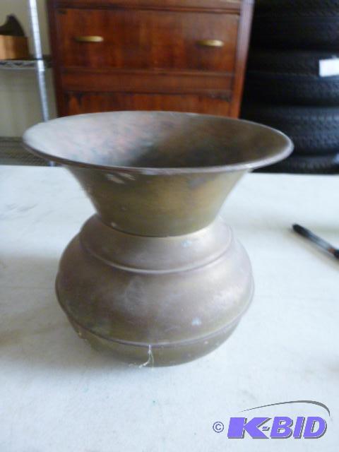 lot 179 image: Brass Spittoon ...