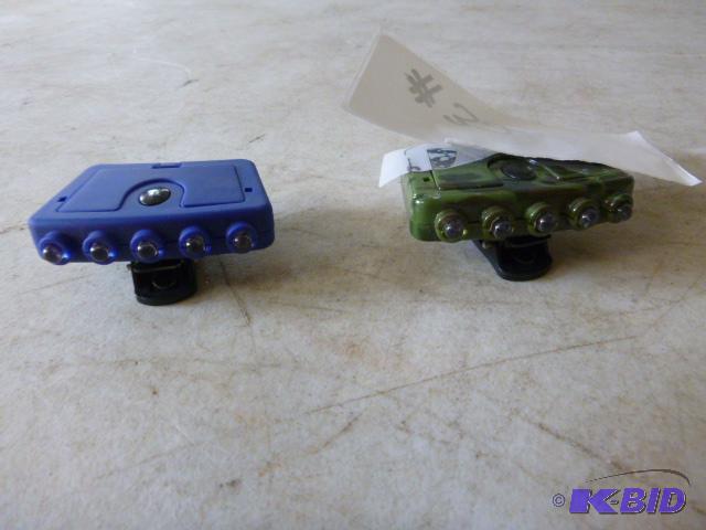 lot 32 image: Two Led Cap Lights One has one led out....