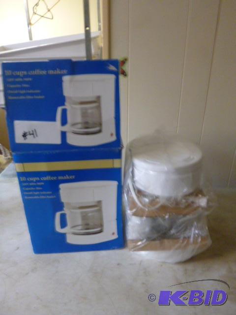 lot 41 image: 10 Cup Coffee Maker...