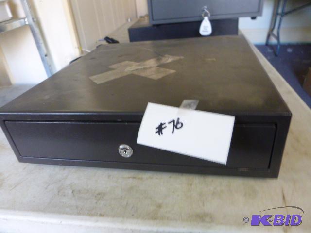 lot 76 image: Cash Drawer Manual open only....