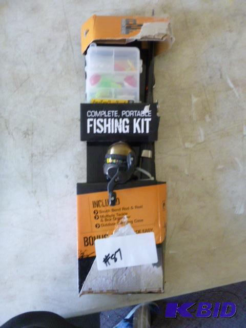 lot 87 image: South Bend R2F Complete Portable Fishing Kits...