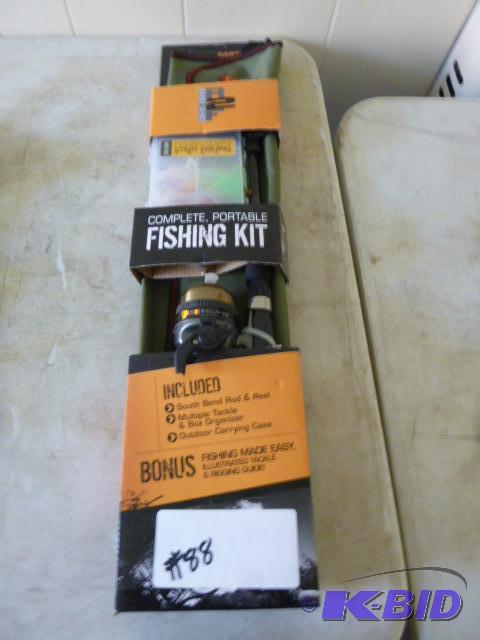 lot 88 image: South Bend R2F Complete Portable Fishing Kits...