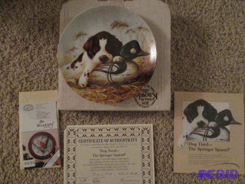 lot 105 image: Lynn Kaatz &quotDog Tired- The Springer Span...