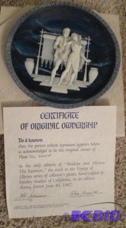 lot 119 image: Alan Brunettin &quotPenelope and Ulysses Th...