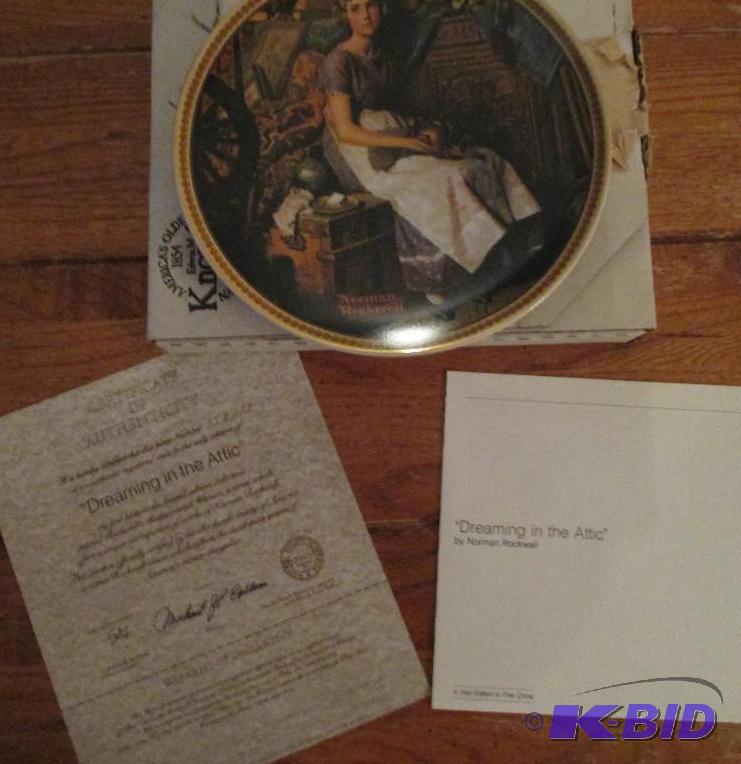 lot 30 image: Norman Rockwells &quotDreaming in the Attic...
