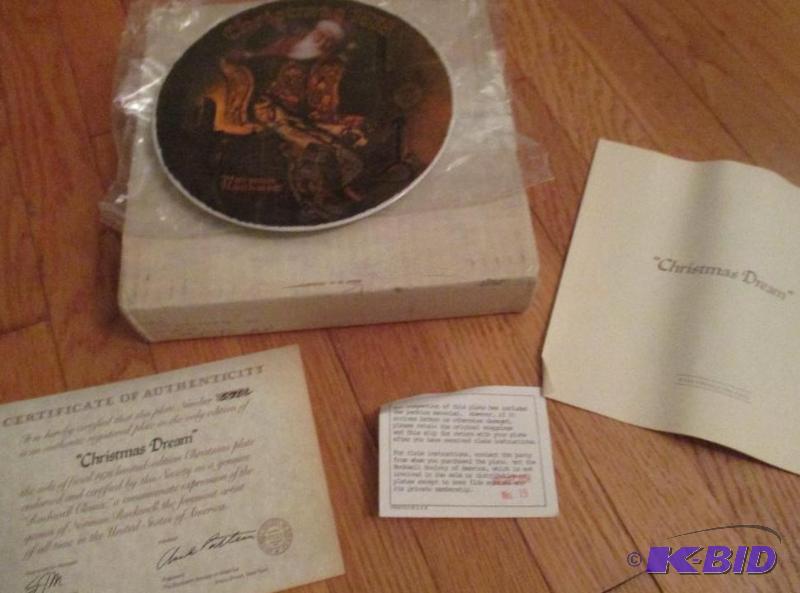 lot 45 image: Norman Rockwell &quotChristmas Dream" f...