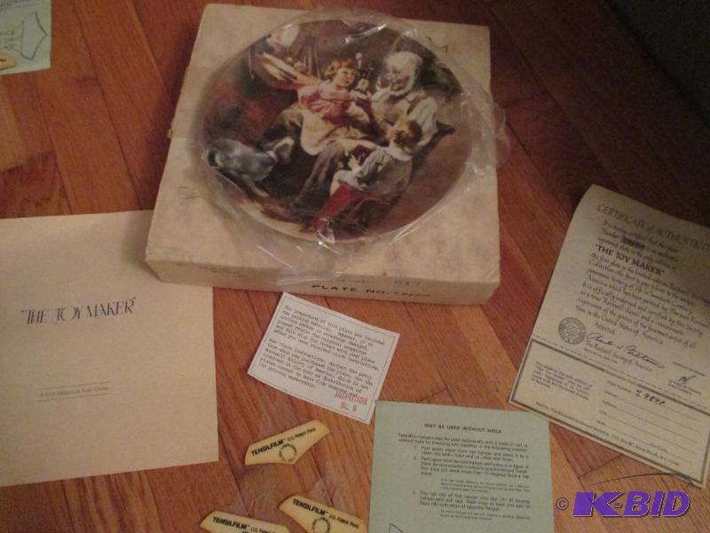 lot 47 image: Norman Rockwell &quotThe Toy Maker" fir...