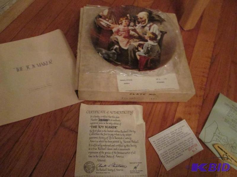 lot 48 image: Norman Rockwell &quotThe Toy Maker" fir...