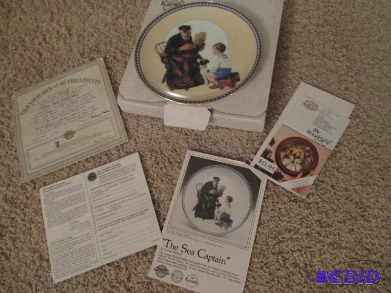 lot 51 image: Norman Rockwell &quotThe Sea Captain" f...