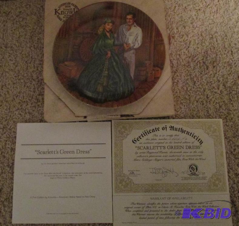 lot 69 image: Raymond Kursar &quotScarletts Green Dress&q...