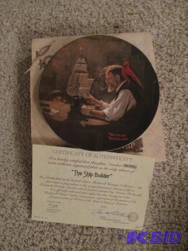 lot 78 image: Norman Rockwells &quotThe Ship Builder"...