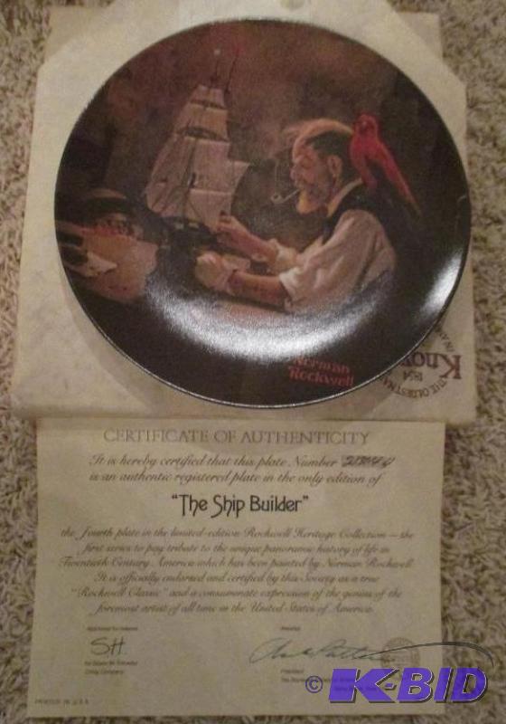 lot 83 image: Norman Rockwells &quotThe Ship Builder"...