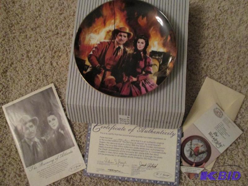 lot 95 image: Howard Rogers &quotThe Burning of Atlanta&qu...
