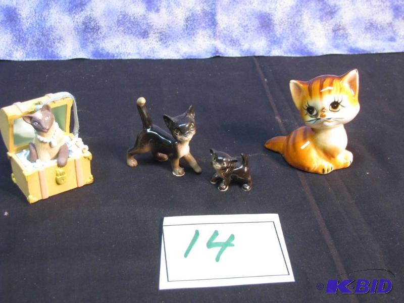 lot 14 image: collection of mini cats these are mid century...