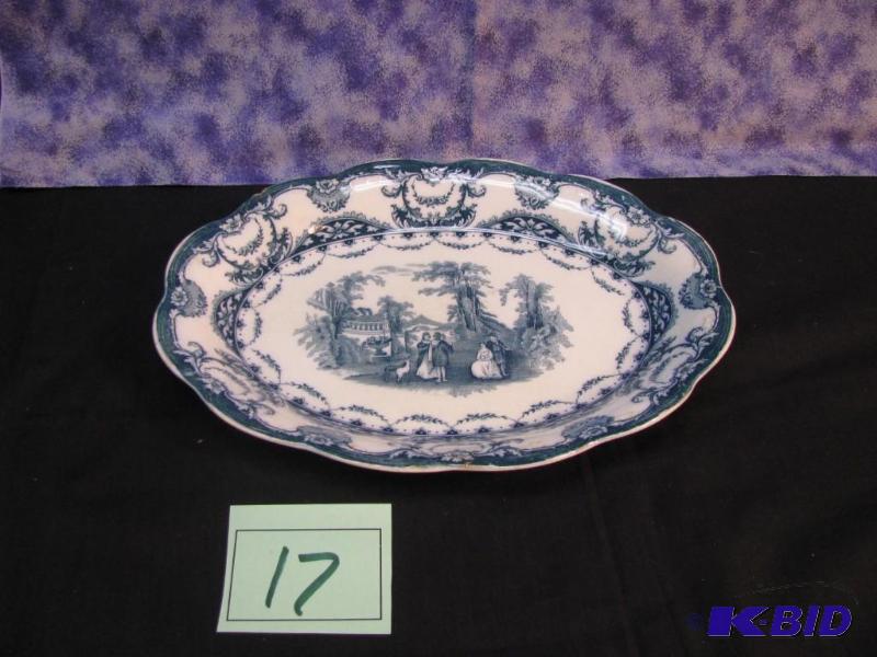 lot 17 image: Valencia opaque china Sampson Hancock and son...