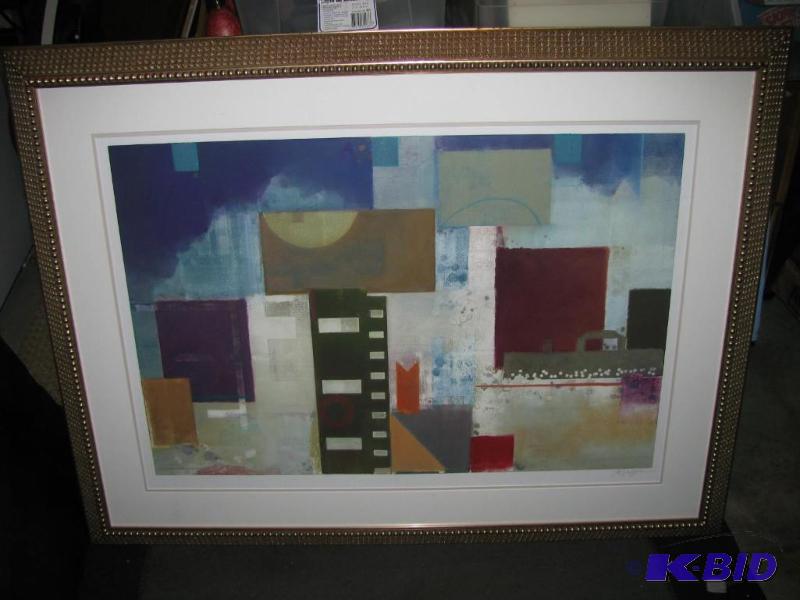 lot 26 image: Very nice large corporate art piece, J R Grif...