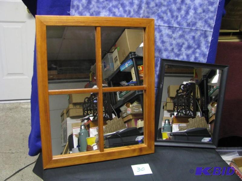 lot 30 image: Two mirrors for one money....
