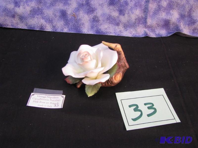lot 33 image: Vintage Napoleon Capodimonte Porcelain piece,...