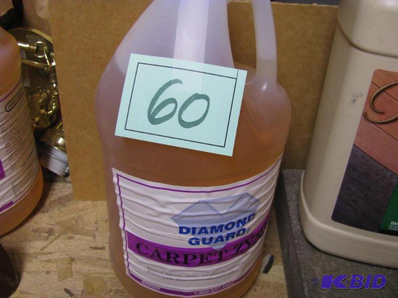 lot 60 image: Diamond guard carpet zyme 1 gallon...