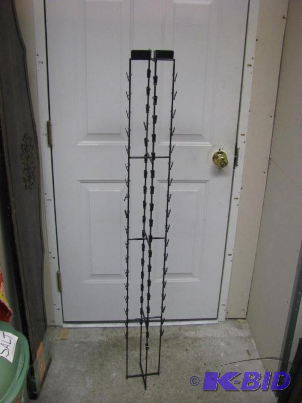 lot 75 image: metal retail display stand great for small ba...