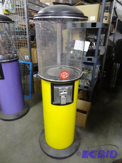 Astro Redemption Gumball Machine. Yellow used...