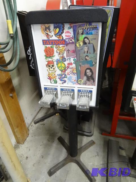 3 Column Sticker Redemption Machine No Key...