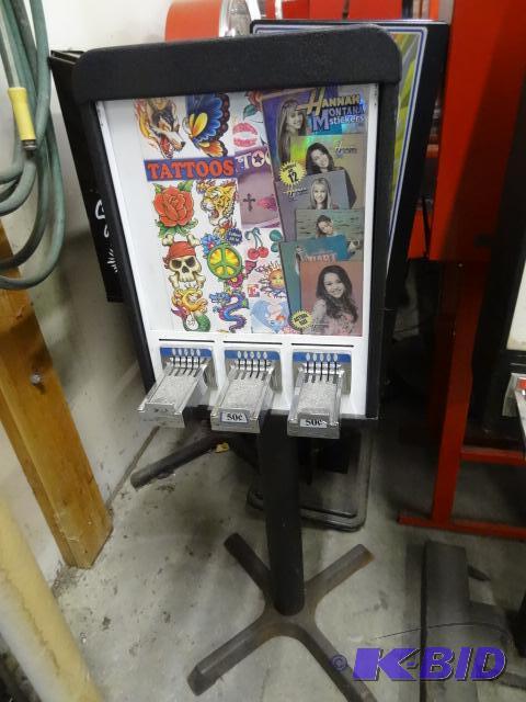 3 Column Sticker Redemption Machine No Key...