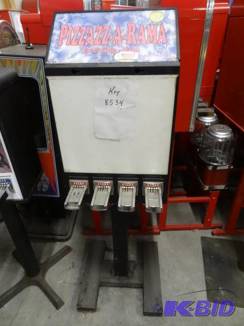 4 Column Sticker Redemption Machine No Key...