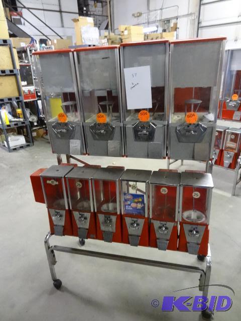 Redemption Rack with 10 Bulk Dispensers...