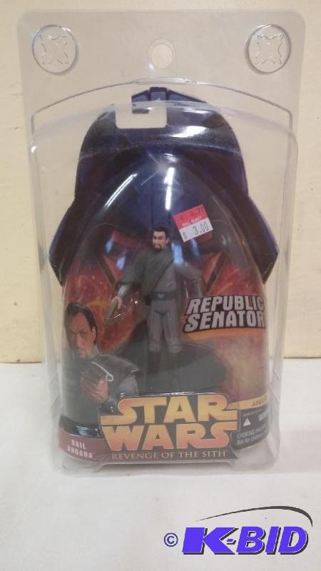 STARS WARS REVENGE OF THE SITH FIGURE BAIL OR...
