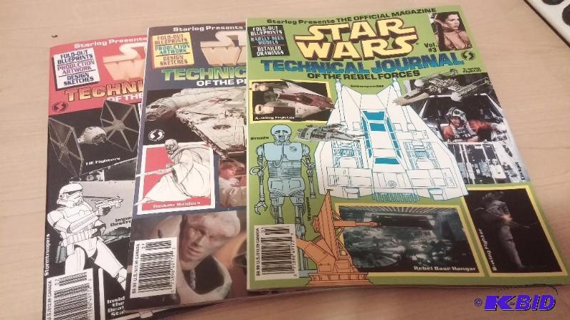 Lot of 3 Star Wars Technical Journals. Planet...